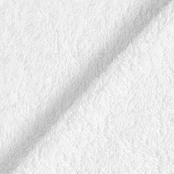 Frotteestoff – weiss | Reststück 50cm