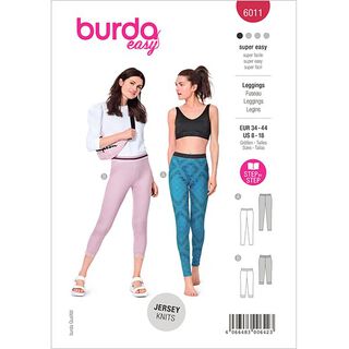 Leggings | Burda 6011 | 34-44, 