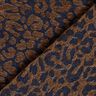 Hosenstoff Denim-Optik Leoprint – mittelbraun/nachtblau,  thumbnail number 4