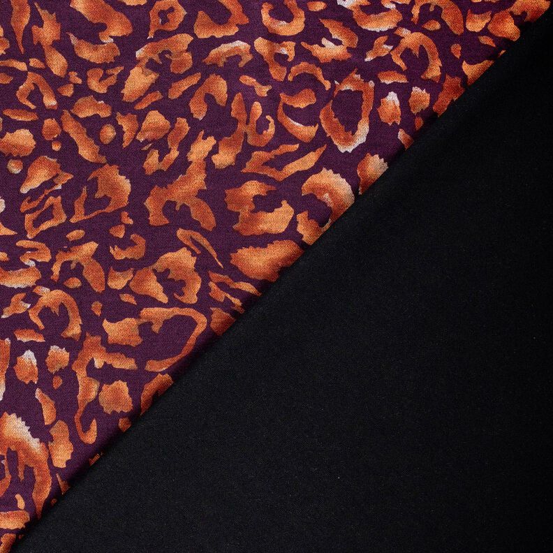 Romanit Jersey Leomuster – aubergine/terracotta, image number 4