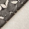 Dekostoff Halbpanama gepunkteter Ginkgo – schwarz/natur,  thumbnail number 4