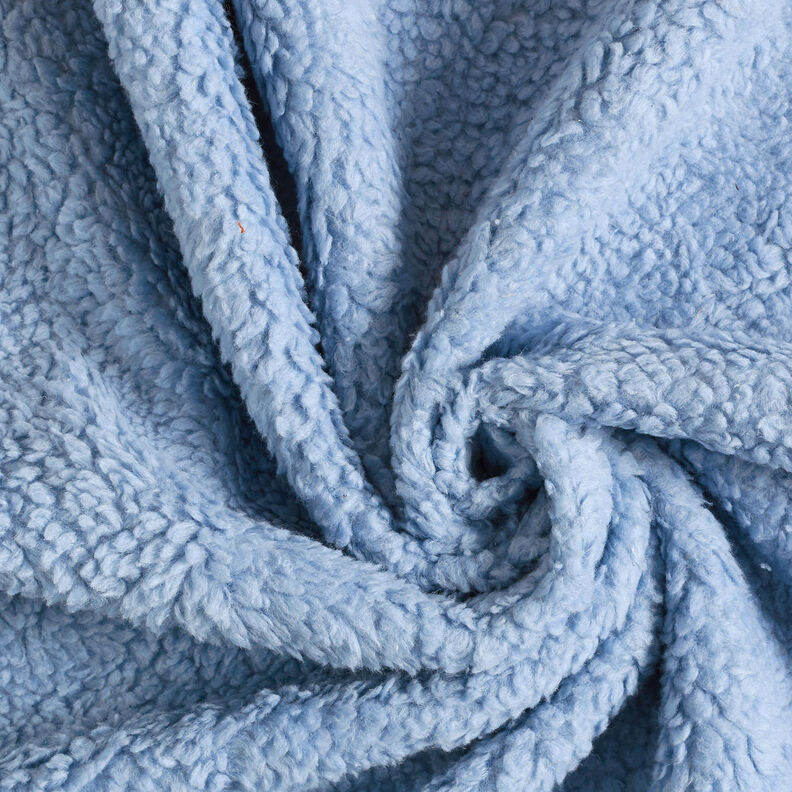 Sherpa Baumwoll-Mix Uni – stahlblau,  image number 3