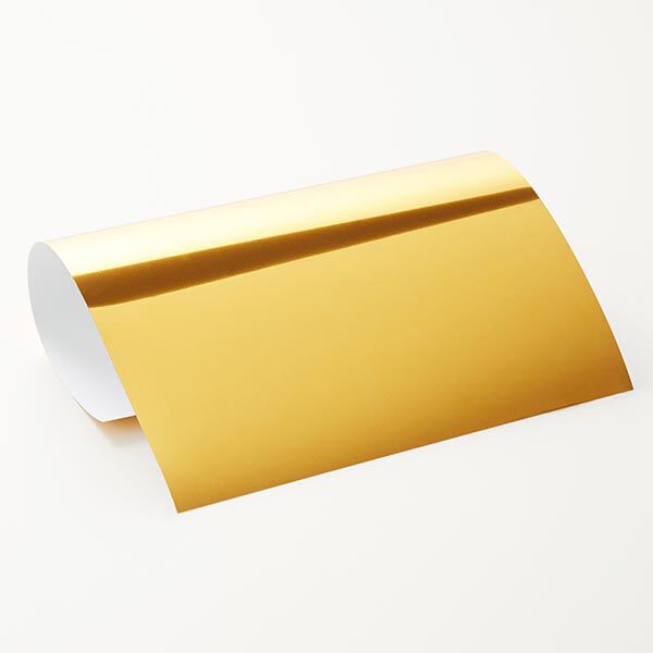 Bügelfolie Glossy Din A4 – gold, image number 1