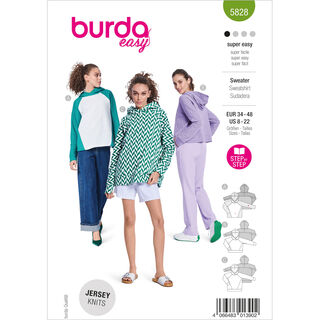 Sweater | Burda 5828 | 34-48, 