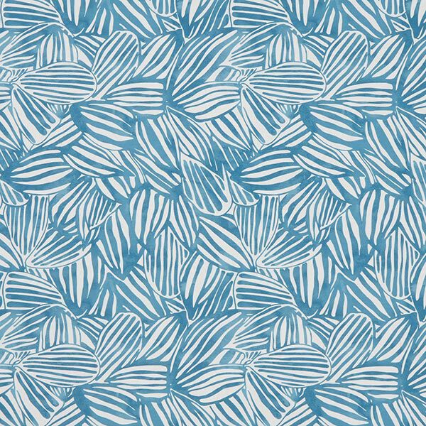 Outdoorstoff Canvas abstrakte Blätter – blau,  image number 1