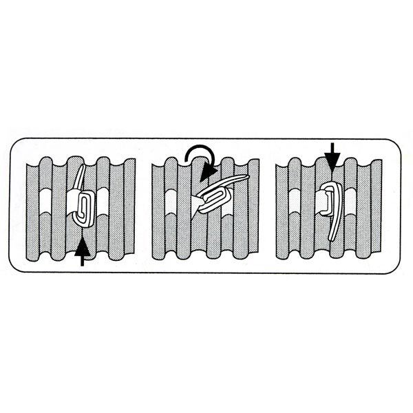 Gardinenhaken, 30 Stück – weiss | Prym,  image number 3