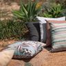 Outdoorstoff Canvas große Blätter – natur/terracotta,  thumbnail number 10
