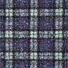 Strick-Bouclé Karo – lila/hellmint,  thumbnail number 1