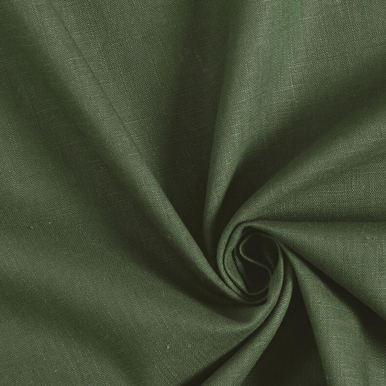 Leinenstoff Ramie-Mix medium – tannengrün,  image number 1