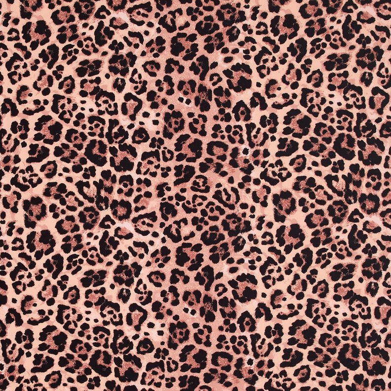 Badeanzugstoff Leoprint – kupfer/schwarz,  image number 1