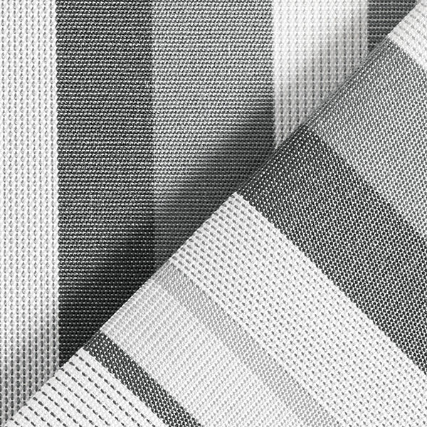 Outdoorstoff Canvas Streifen – grau | Reststück 50cm