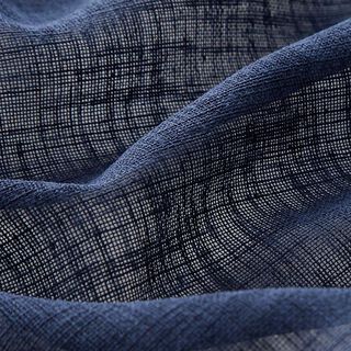 Gardinenstoff Voile Ibiza 295 cm – marineblau, 