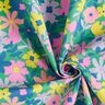 Beschichtete Baumwolle Pastellblumen | Poppy Fabrics – grasgrün/rosa,  thumbnail number 4