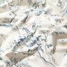 Dekostoff Halbpanama gemalte Zweige – weiss/blaugrau,  thumbnail number 2