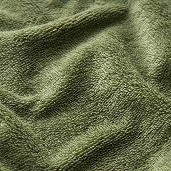 Kuschelfrottee Bambus Uni – oliv, image number 3