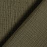Musselin/ Doppel-Krinkel Gewebe Dobby – khaki,  thumbnail number 4
