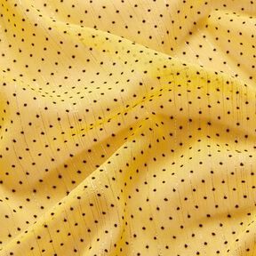 Chiffon Glitzerstreifen und Pünktchen – zitronengelb, 