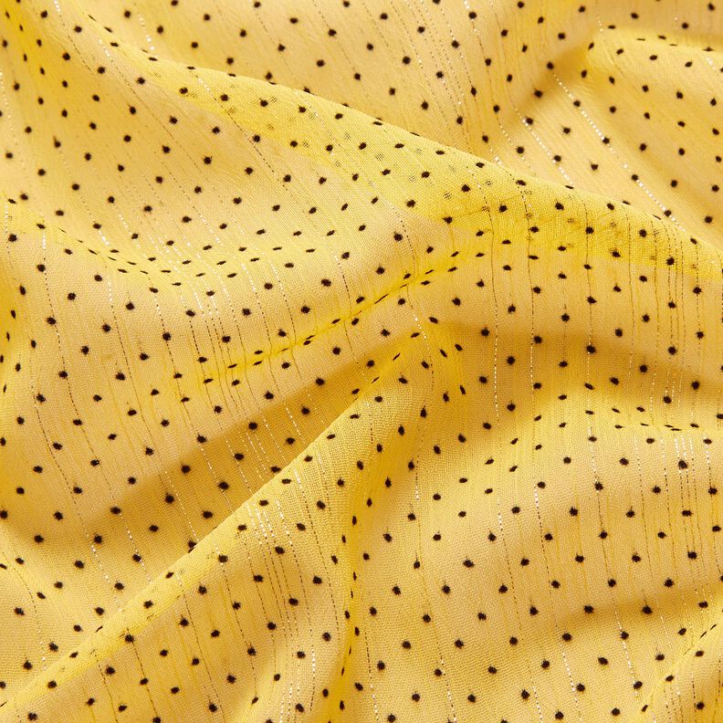 Chiffon Glitzerstreifen und Pünktchen – zitronengelb,  image number 2