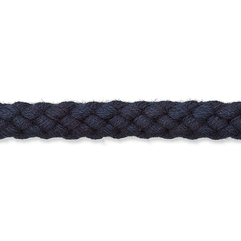 Baumwollkordel [Ø 7 mm] – schwarz,  image number 1