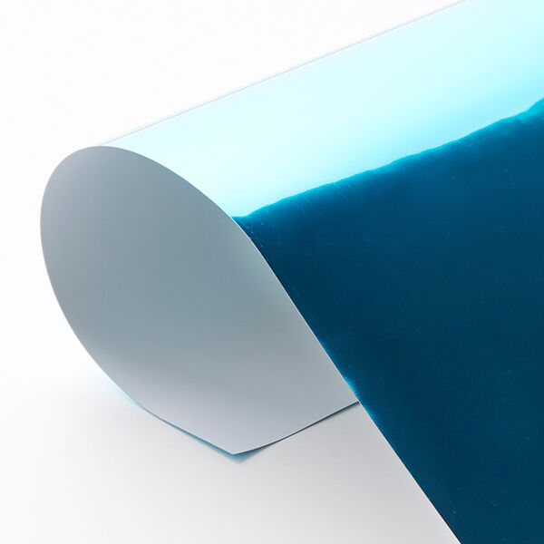 Bügelfolie Glossy Din A4 – aquablau, image number 3