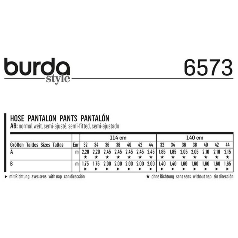 Hosen | Burda 6573 | 32-44,  image number 7