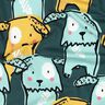 Baumwolljersey Schlappohr Hunde | Poppy Fabrics – dunkelgrün,  thumbnail number 2