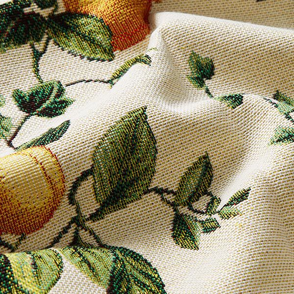 Dekostoff Gobelin Früchte – hellbeige/karminrot, image number 2