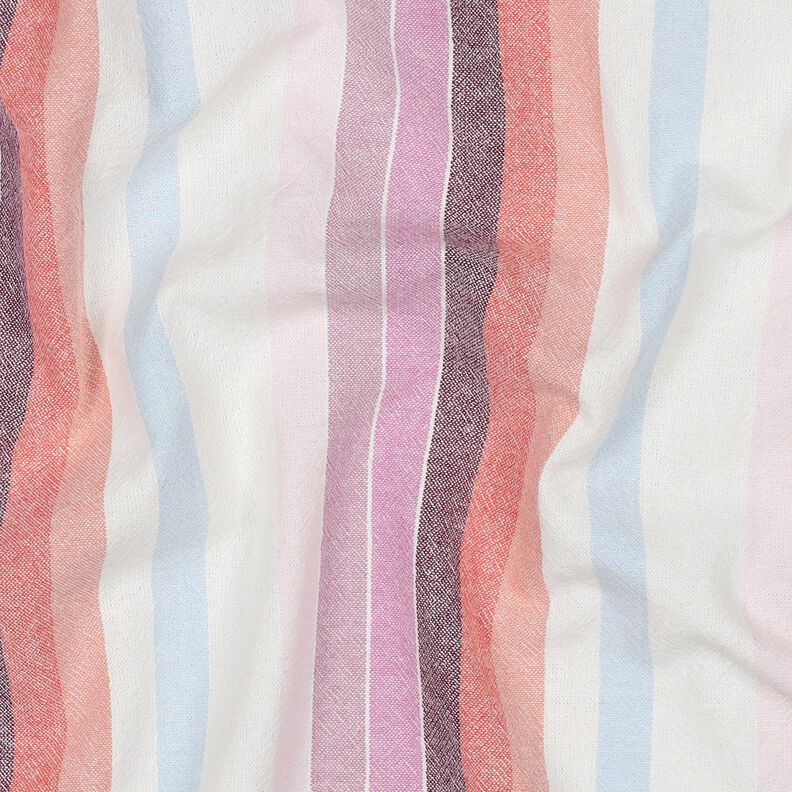 Baumwollstoff Pastellstreifen buntgewebt,  image number 2