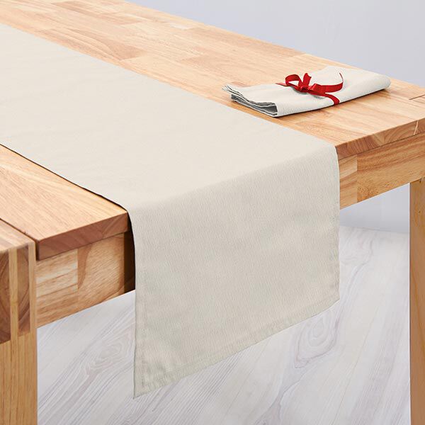 Dekostoff Jacquard recycelt – wollweiss,  image number 6