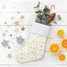 Baumwollstoff Popeline Schneekristalle – wollweiss/gold,  thumbnail number 6