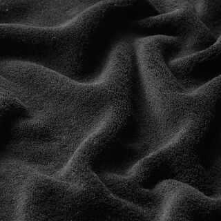 Kuschelfleece – schwarz | Reststück 60cm, 