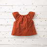 Musselin/ Doppel-Krinkel Gewebe – terracotta,  thumbnail number 10