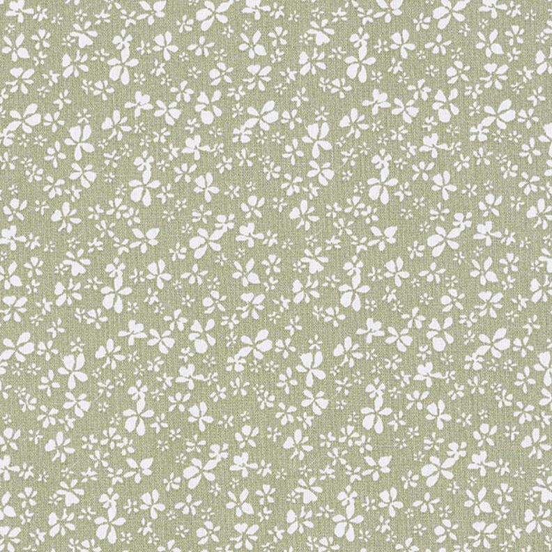 Baumwollstoff Cretonne Blümchen – khaki,  image number 1