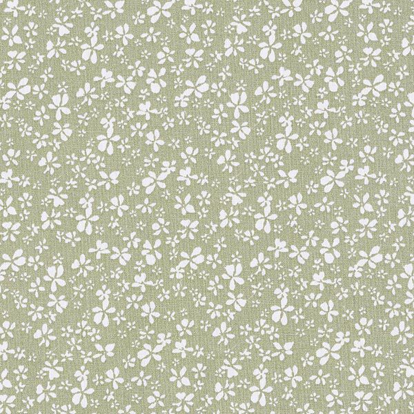 Baumwollstoff Cretonne Blümchen – khaki,  image number 1