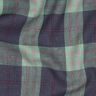 Leinen-Mix Karo bunt gewebt &ndash; mint/jeansblau,  thumbnail number 2
