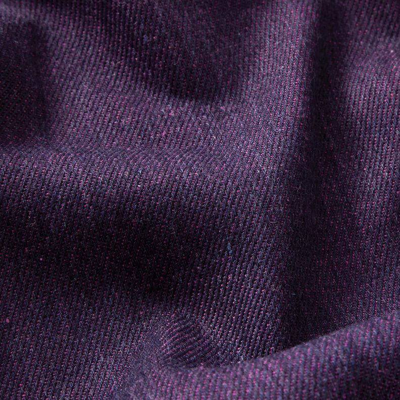 Denim Baumwoll-Mix Melange – aubergine,  image number 2