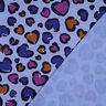 Sweatshirt angeraut bunte Herzen | Poppy Fabrics – stahlblau,  thumbnail number 4