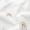 Baumwollpopeline Regenbogen-Sternregen – elfenbein,  thumbnail number 2