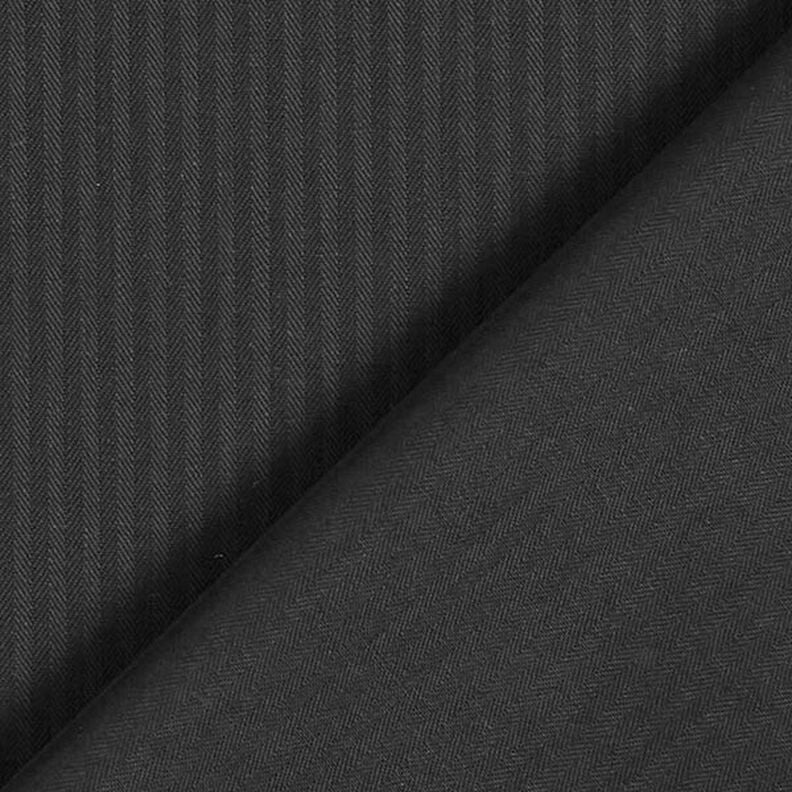 Hemdenstoff feine Streifen – schwarz,  image number 4
