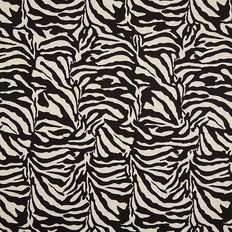 Jacquard Gobelin zebra – schwarz/weiss,  image number 1