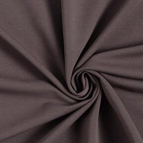 Leichter French Terry Uni – schwarzbraun, 