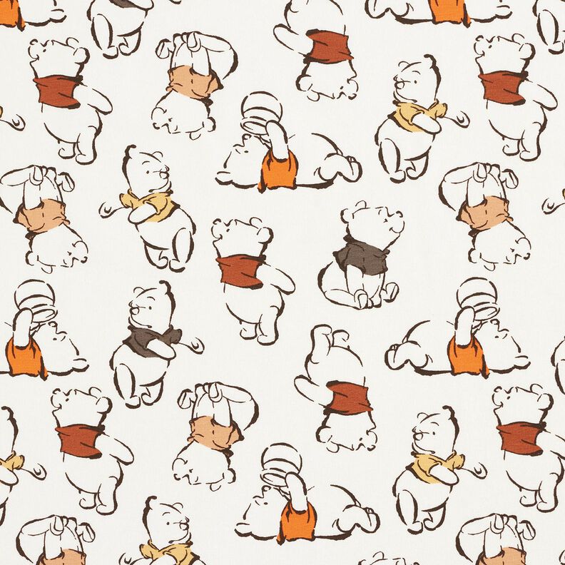 Baumwolljersey Winnie Pooh | Disney – wollweiss, image number 1