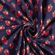 Baumwolljersey Erdbeeren Digitaldruck | STENZO – marineblau/feuerrot,  thumbnail number 4