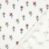 Waffeljersey Blumen | Poppy Fabrics – elfenbein/apricot,  thumbnail number 4