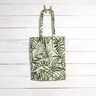 Dekostoff Halbpanama gemalte Monstera – creme/pinie,  thumbnail number 8