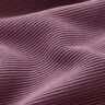 Ottoman-Rippenjersey Uni – aubergine,  thumbnail number 3