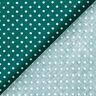 Baumwollpopeline Mini Polka Dots – blautanne/weiss,  thumbnail number 4