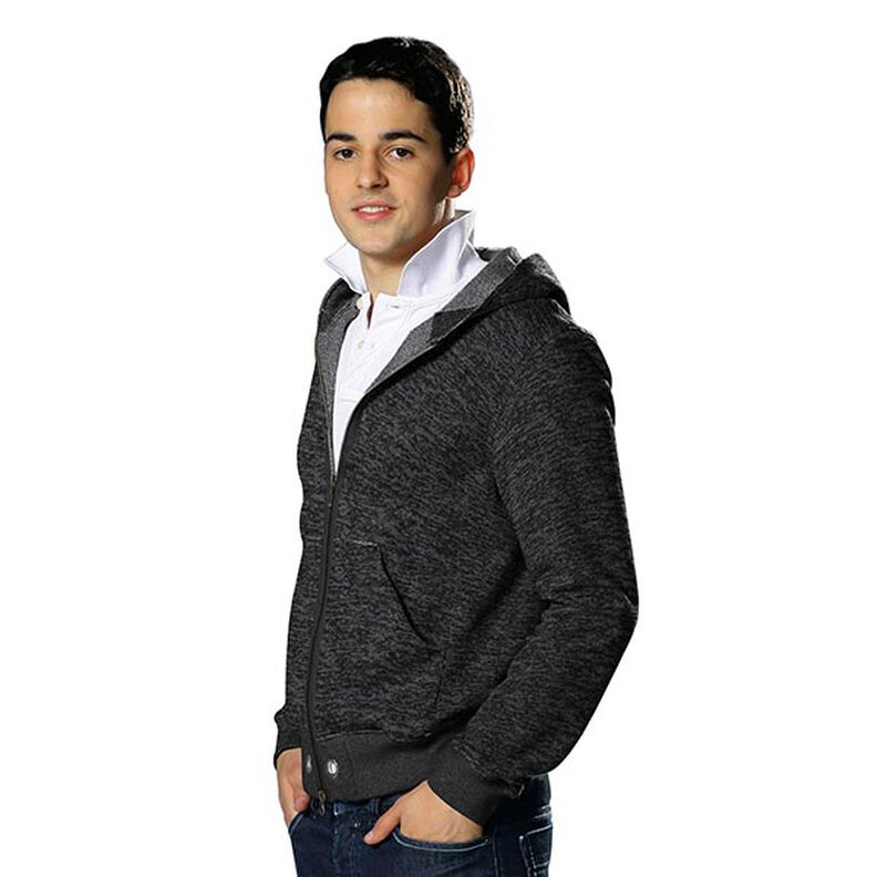 Strickfleece – anthrazit,  image number 4
