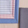 Hemdenstoff feines Karo – beige/marineblau,  thumbnail number 5