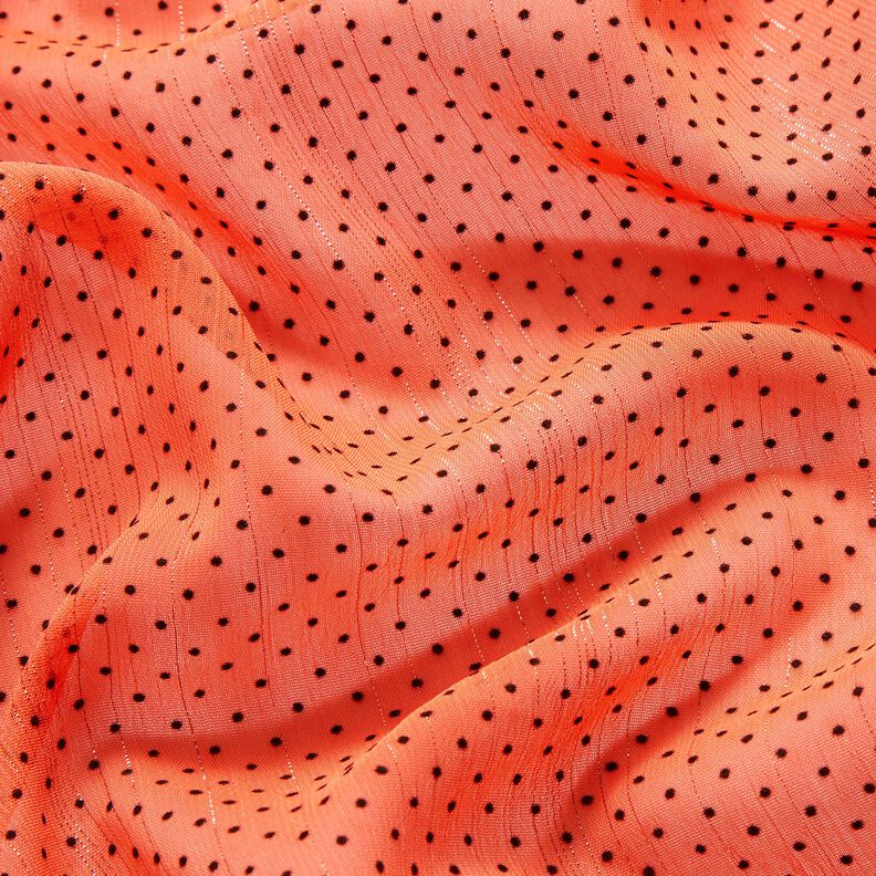 Chiffon Glitzerstreifen und Pünktchen – orange,  image number 2